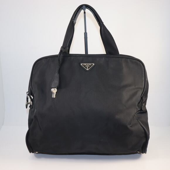 Prada Black Tessuto Nylon Satchel – Made in Italy - Picture 1 of 10